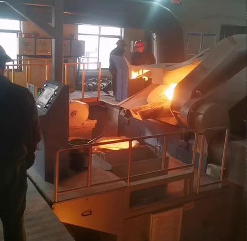 2噸一拖二熔煉爐